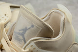 Off-White x Nike Air Jordan 4 Retro 'Sail'
