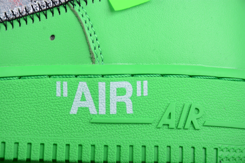 Off-White X Air Force 1  'Light Green Spark'