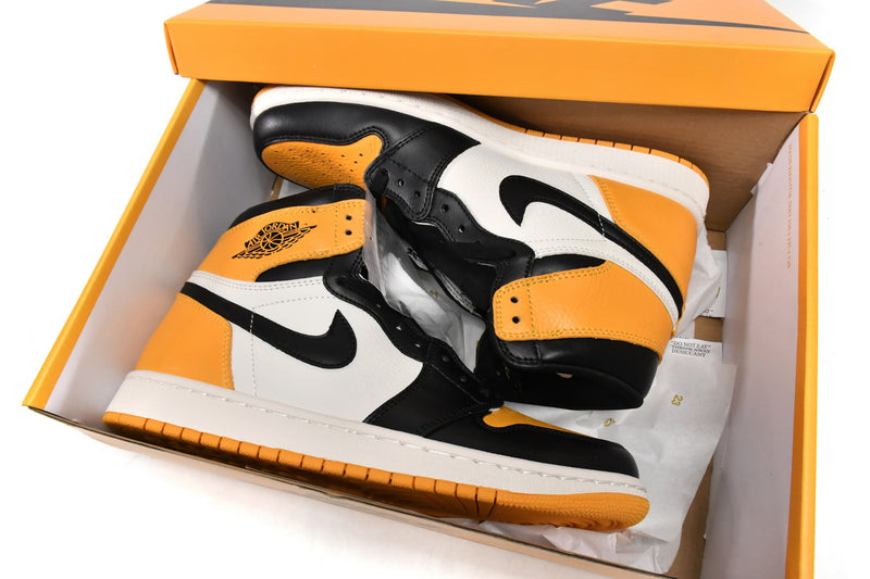 Nike  Air Jordan 1 Retro High OG Yellow Toe Taxi