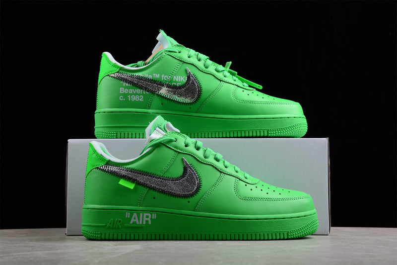 Off-White X Air Force 1  'Light Green Spark'