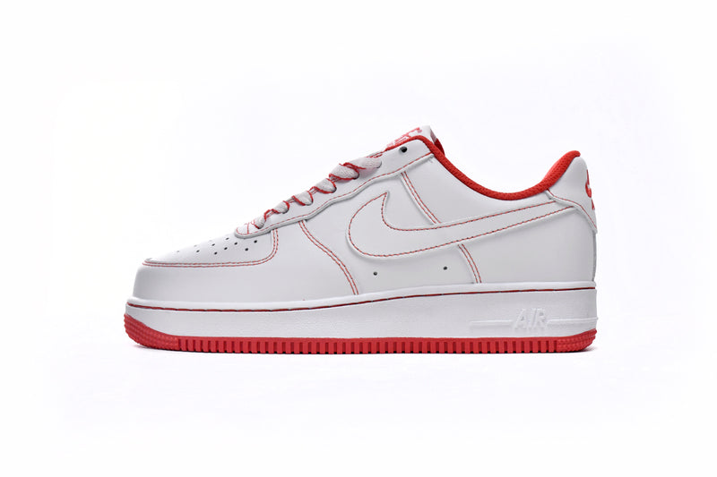 Nike Air Force 1 Low Contrast Stitch White University Red