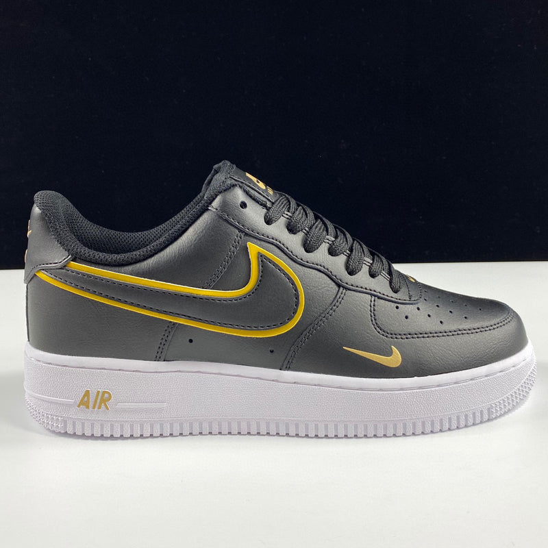 Nike Air Force 1 Low '07 Black Metalic Gold