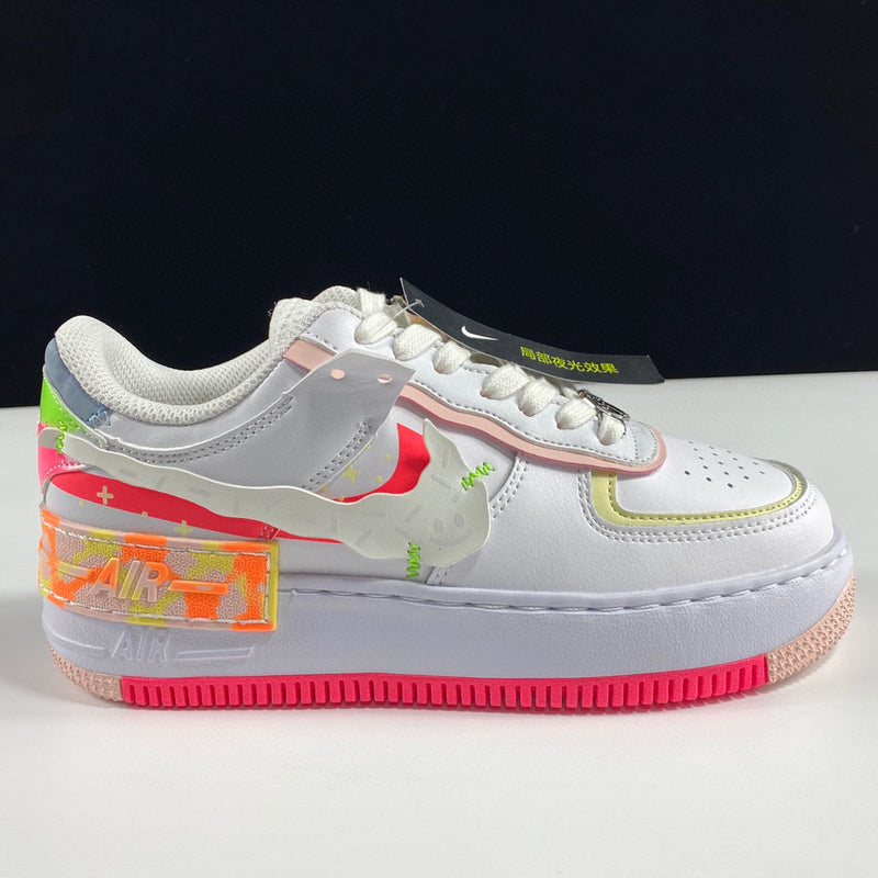 Nike Air Force 1 Low Shadow White Pink Orange