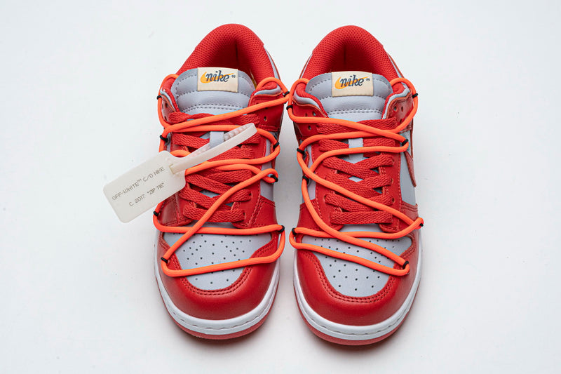 Nike Dunk Low Off-White University Red