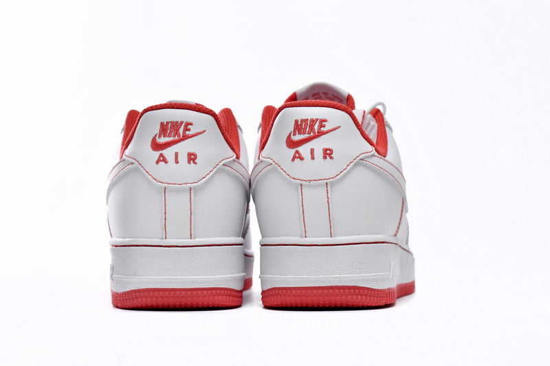 Nike Air Force 1 Low Contrast Stitch White University Red