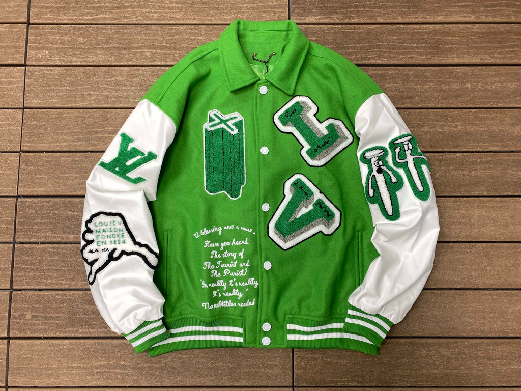 jaqueta louis vuitton verde