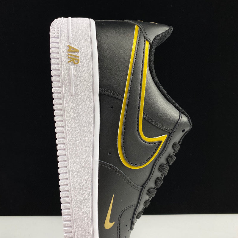 Nike Air Force 1 Low '07 Black Metalic Gold