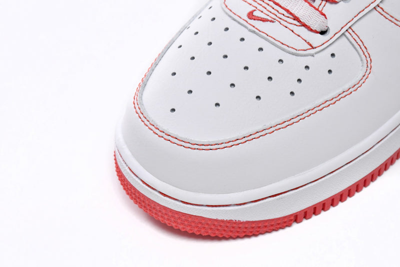 Nike Air Force 1 Low Contrast Stitch White University Red