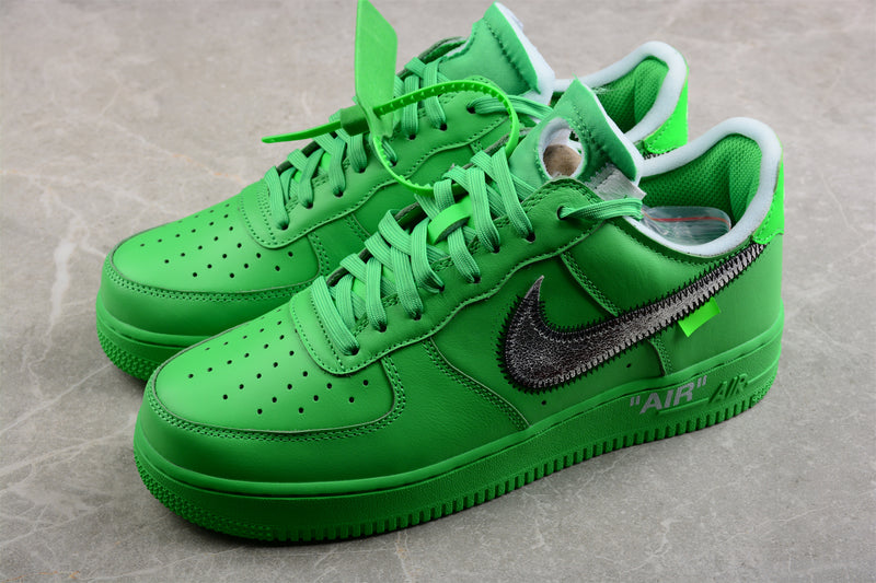 Off-White X Air Force 1  'Light Green Spark'