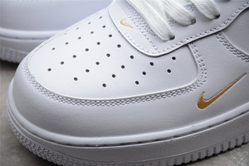 Nike Air Force 1 '07 LV8 'Metallic Swoosh Pack - White Metallic Gold'