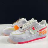 Nike Air Force 1 Low Shadow White Pink Orange