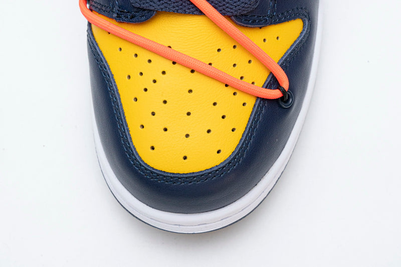 Nike Dunk Low Off-White University Gold Midnight Navy