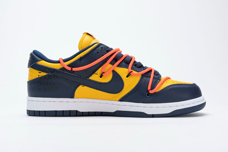 Nike Dunk Low Off-White University Gold Midnight Navy