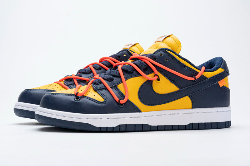 Nike Dunk Low Off-White University Gold Midnight Navy